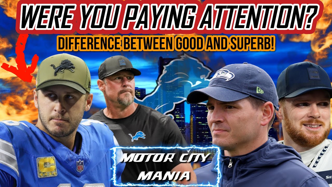 Detroit Lions Get EXPOSING EYEOPENING LESSON From Seahawks!