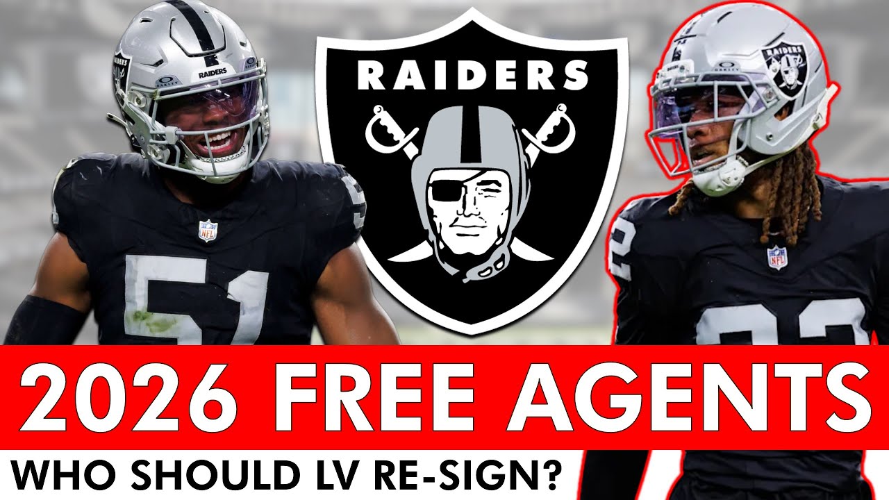 Raiders 2026 Free Agents: Ranking Every Las Vegas Raiders Free Agent Hitting NFL Free Agency
