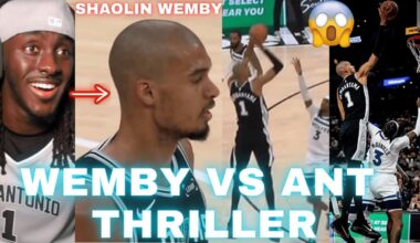 WEMBY VS ANT CLASSIC!! Spurs Vs Wolves Highlights Reaction