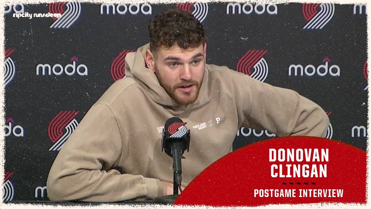 Donovan Clingan Postgame Media Availability | vs Los Angeles Lakers | January 17th, 2026