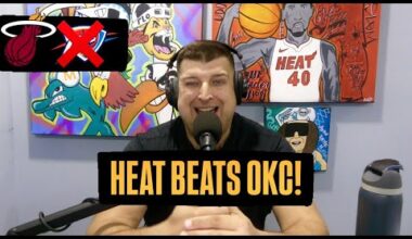 MIAMI HEAT BEAT OKC!!! | Bam Adebayo Is On FIRE! | Wiggins MONSTER Three!