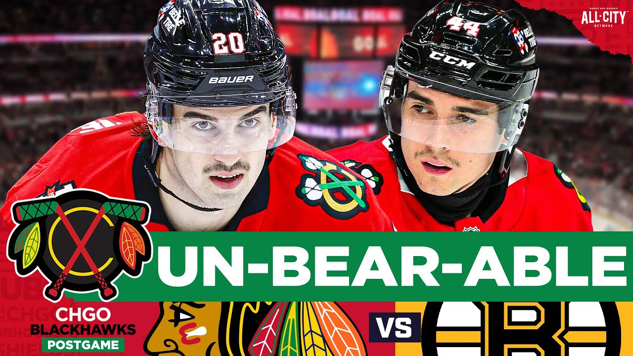 BLACKHAWKS POSTGAME: Early Edge SLIPS Away as Chicago Falls to Boston | CHGO Blackhawks