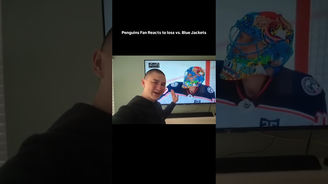 Penguins Fan Reacts to Shootout loss vs. Blue Jackets! #nhl #bluejackets #penguins #hockey