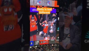 Flyers Fan Chugs a Beer with Prosthetic Leg #SHORTS