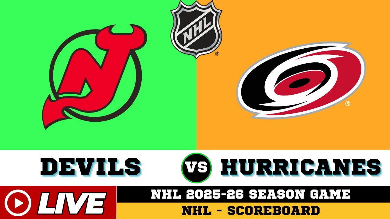 🔴LIVE : Carolina Hurricanes Vs New Jersey Devils | NHL 2026 | NHL Live SCOREBOARD