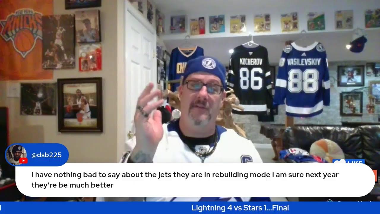 Tampa Bay Lightning VS Dallas Stars LIVE HANGOUT REACTIONS!