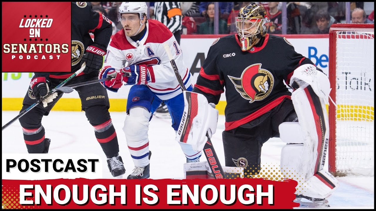 POST CAST: MANAGEMENT FAILURE TO FIND NHL GOALIE COSTS OTTAWA SENATORS VS MONTREAL CANADIENS