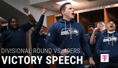 Head Coach Mike Macdonald's Victory Speech After The Divisional Round Win vs. the 49ers