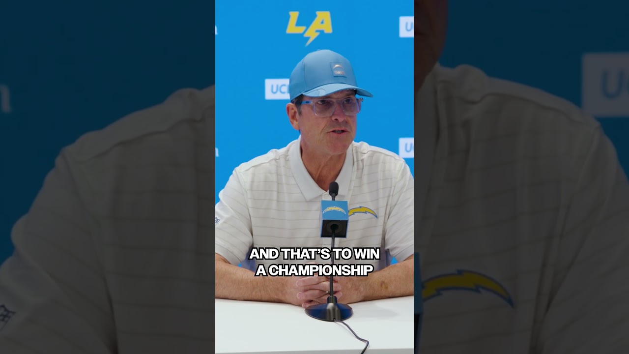 only one goal in mind for coach harbaugh 💪