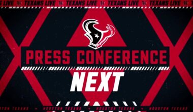 LIVE: The Houston Texans address the media