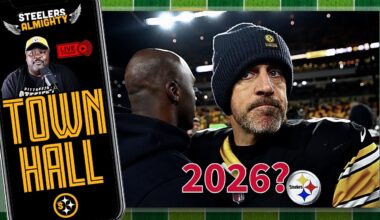 Odds That Rodgers Ends Up BACK In Pittsburgh | Steelers Town Hall LIVE