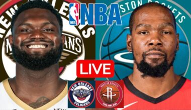LIVE: NEW ORLEANS PELICANS vs HOUSTON ROCKETS | NBA | PLAY BY PLAY | SCOREBOARD