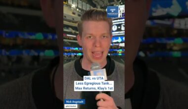 Dallas Mavericks win vs Utah Jazz AGAIN. Max Christie looks great in his return, & KLAY THOMPSON