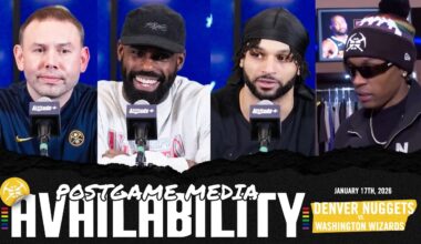 ALL Denver Nuggets Postgame Media vs. WAS 🎙️
