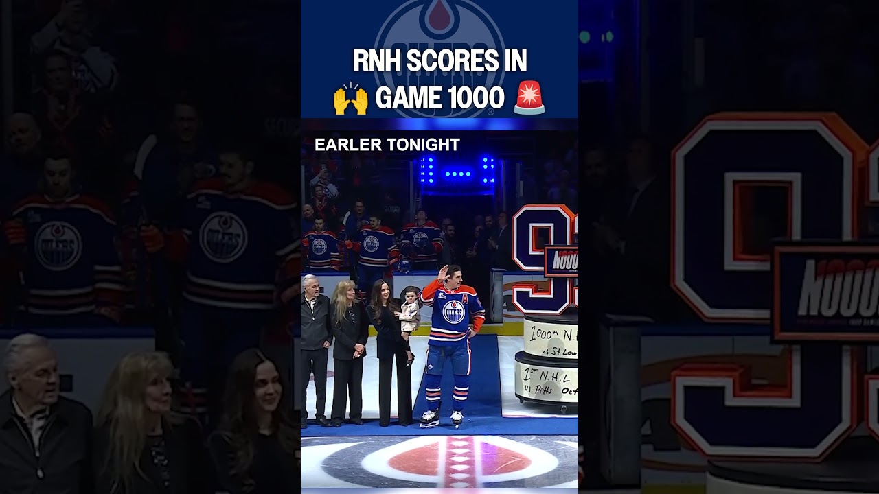 Nugent-Hopkins Scores in His 1000th Game 🤩🚨