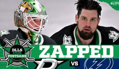 Stars Drop Third-Straight Game In Regulation, Lose 4-1 To Lightning | DLLS STARS POSTGAME