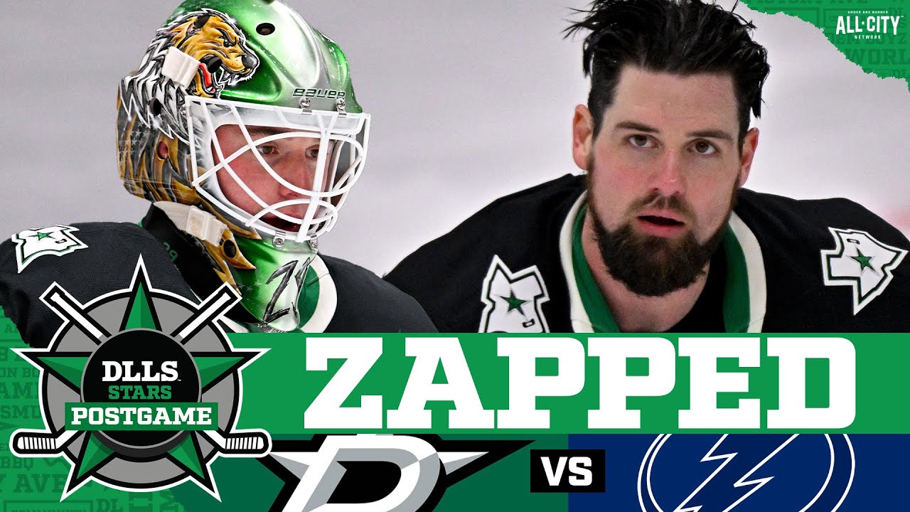 Stars Drop Third-Straight Game In Regulation, Lose 4-1 To Lightning | DLLS STARS POSTGAME