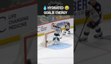 He can't play dehydrated 🤣