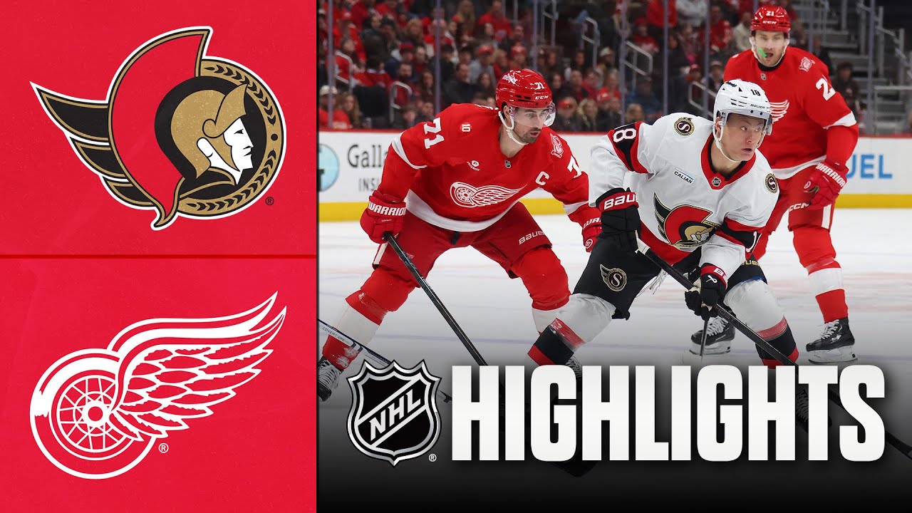 Senators vs. Red Wings | NHL Highlights | January 18, 2026