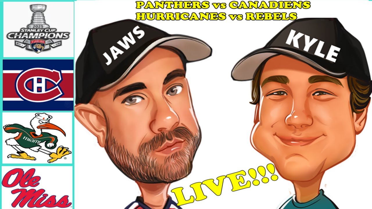 Panthers vs Canadiens Hurricanes vs Rebels Watch Party Live Stream