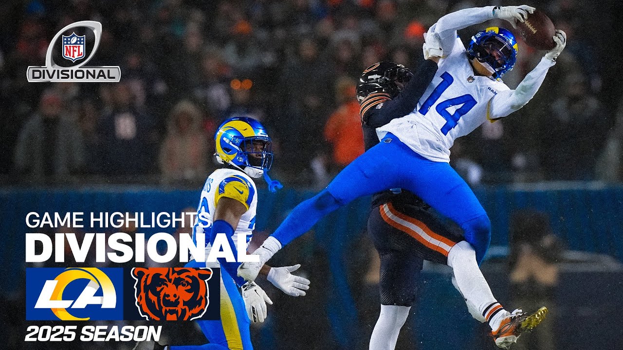 Los Angeles Rams vs Chicago Bears Game Highlights | 2025 NFL Season Divisional Round