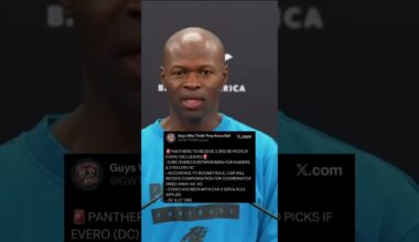 🚨PANTHERS RECIEVE DRAFT PICKS IF EVERO LEAVES #panthers #carolinapanthers #raiders #steelers #nfl