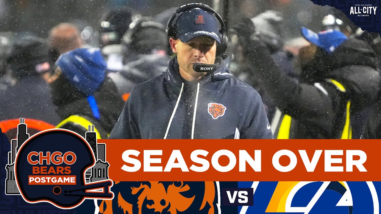 BEARS POSTGAME: Caleb Williams Comes One Miracle Short in Season-Ending Loss vs Rams | CHGO Bears