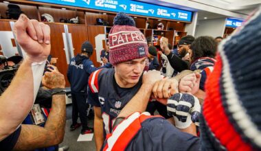 Inside Patriots Locker Room After AFC Divisional Playoff Win vs. Texans | New England Patriots