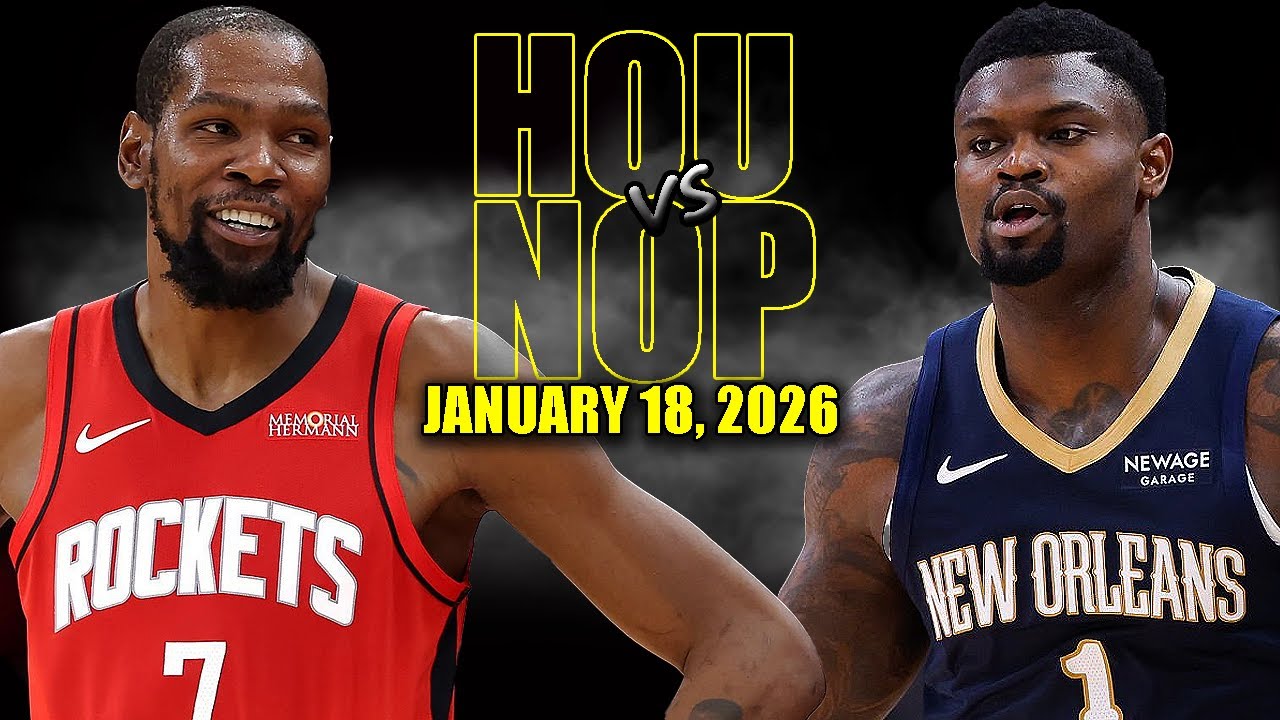 Houston Rockets vs New Orleans Pelicans Full Game Highlights - January 18, 2026 | NBA Season