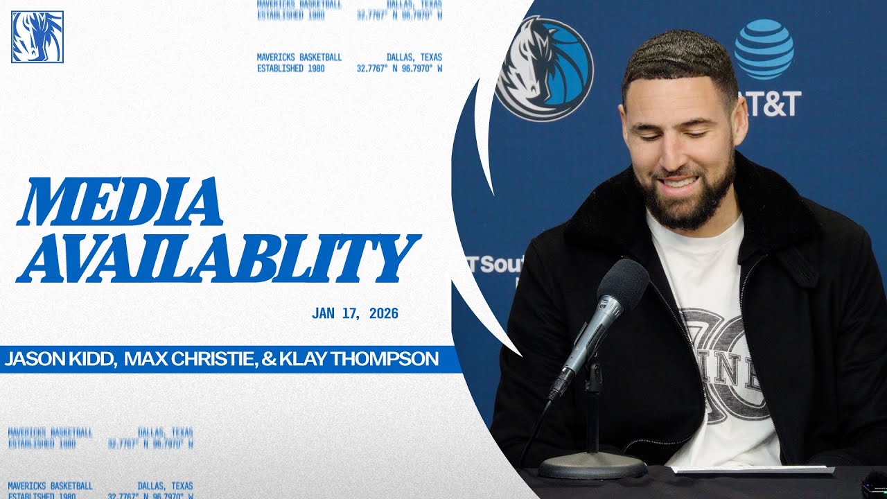 Jason Kidd, Max Christie, & Klay Thompson | Media Availability vs UTA | 01/15/26