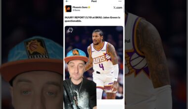 Jalen Green Is QUESTIONABLE After Missing 30+ Games #suns #sunsup