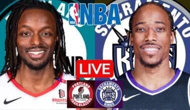 LIVE: PORTLAND TRAIL BLAZERS vs SACRAMENTO KINGS | NBA | PLAY BY PLAY | SCOREBOARD