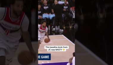 Another NASTY dunk from Justin Champagnie 🤢 #nba #highlights #wizards #slamdunk