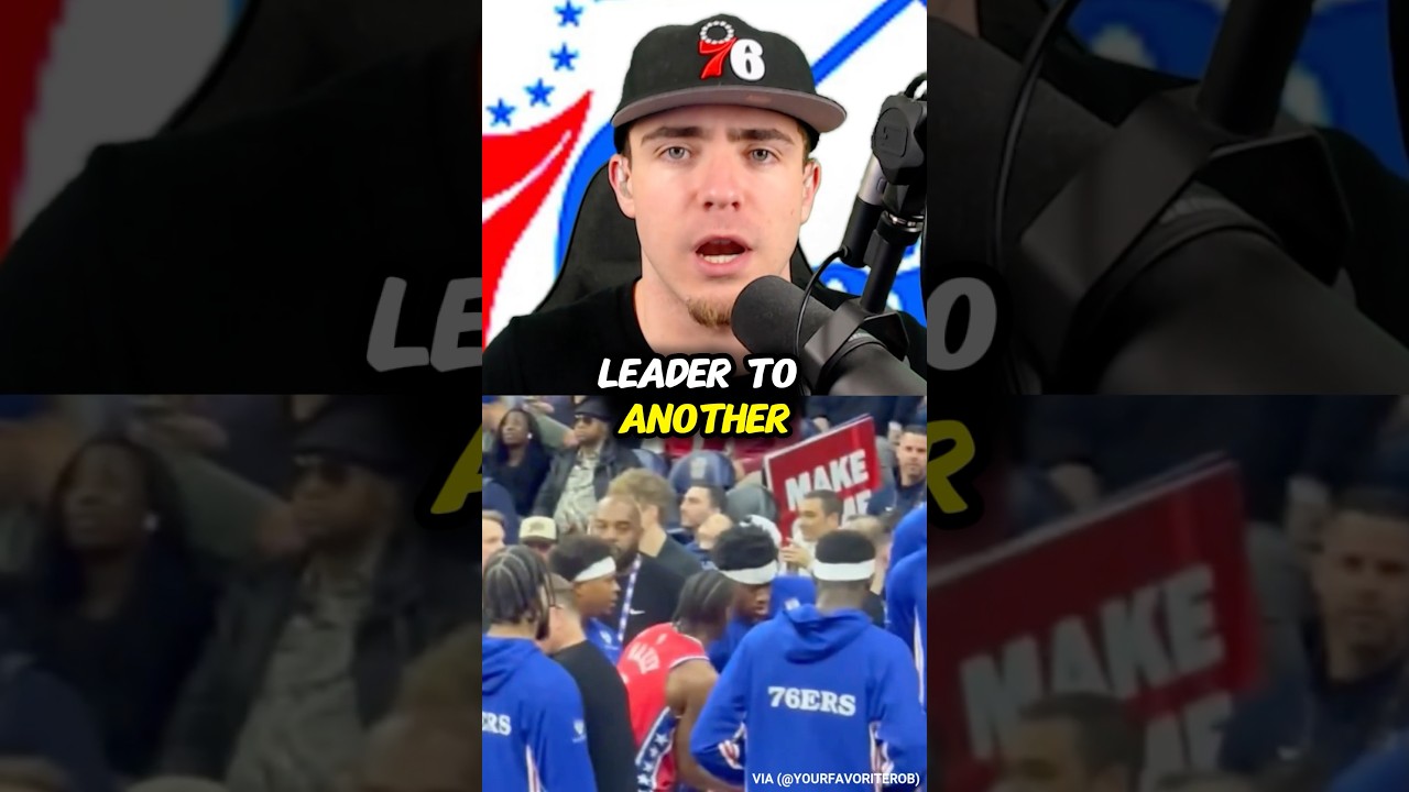 Tyrese Maxey YELLING At VJ Edgecombe Showed Great LEADERSHIP! #76ers #Sixers #NBA