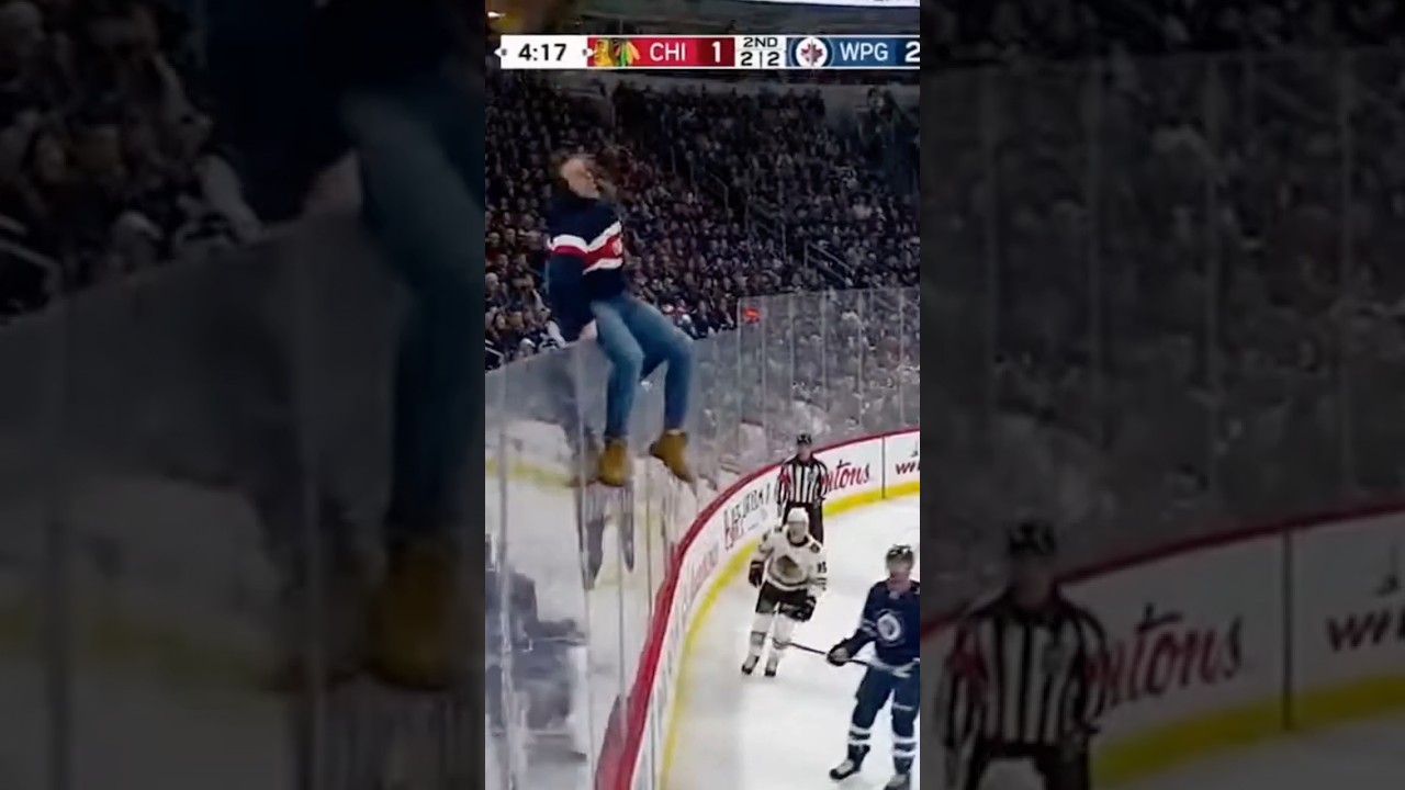 POV: A Fan Jumped the Glass Mid Game 😳🚨