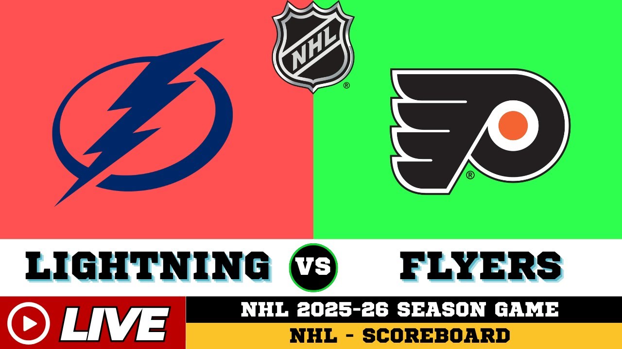 LIVE : Tampa Bay Lightning Vs Philadelphia Flyers | NHL 2026 | NHL Live SCOREBOARD | 01/13/2026