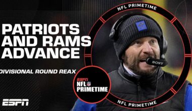 NEW ENGLAND & L.A. WIN ➡️ Sets up Patriots-Broncos, Rams-Seahawks Championship Games | NFL PrimeTime