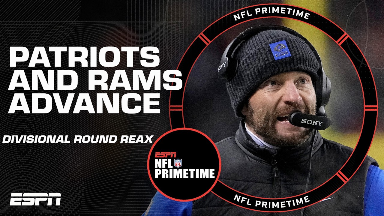 NEW ENGLAND & L.A. WIN ➡️ Sets up Patriots-Broncos, Rams-Seahawks Championship Games | NFL PrimeTime