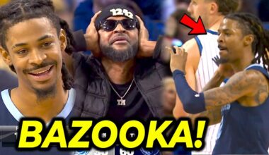 Ja Morant is Back with a new celly in London, BAZOOKA! | Grizzlies vs Magic Game Highlights