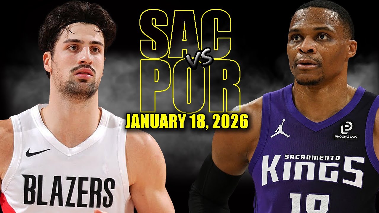 Portland Trail Blazers vs Sacramento Kings Full Game Highlights - January 18, 2026 | NBA Seaso