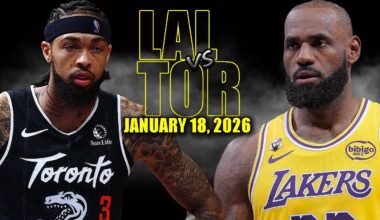 Los Angeles Lakers vs Toronto Raptors Full Game Highlights - January 18, 2026 | NBA Season