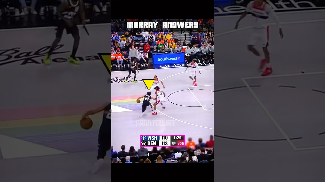 PART 2 - Murray Taking Over in Clutch in Jokic’s Absence 😮‍💨 Final Minutes Wizards Nuggets #nba