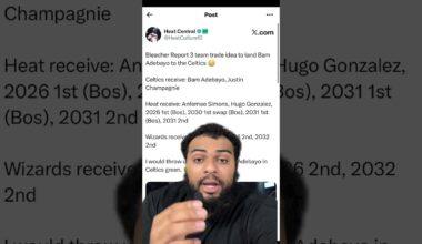 3 team trade idea to land bam Adebayo on the Boston Celtics….