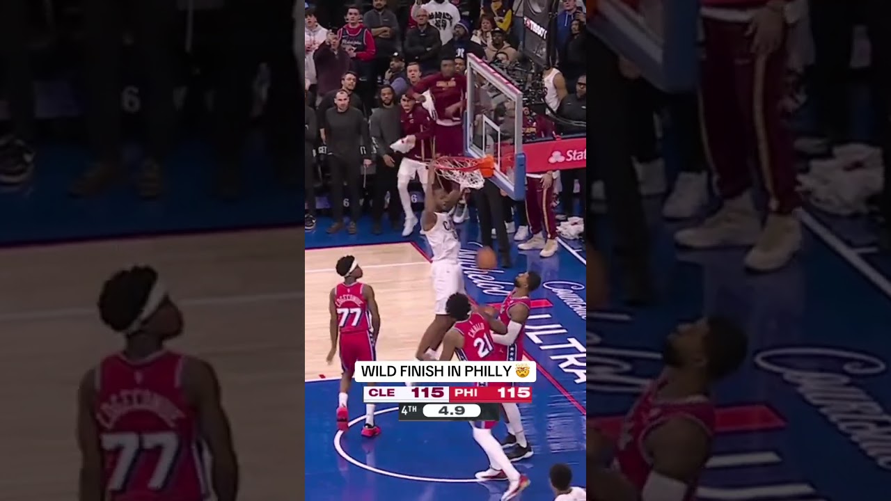 Evan Mobley wins it for the Cleveland Cavaliers 🙌