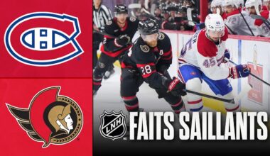 Canadiens vs Sénateurs 17/01/26 | Faits saillants