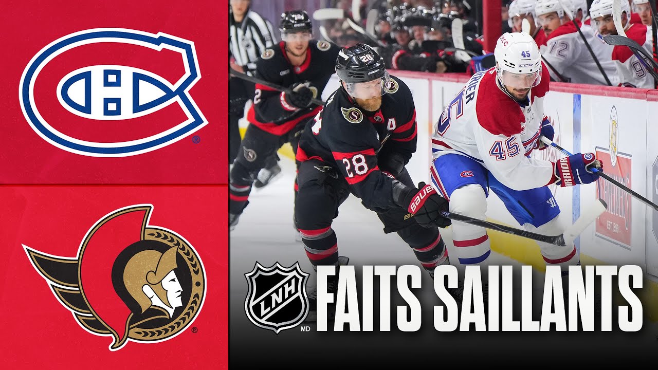 Canadiens vs Sénateurs 17/01/26 | Faits saillants