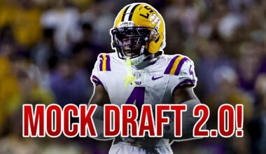 Tampa Bay Buccaneers 2026 MOCK DRAFT 2.0! Cornerback In ROUND 1?