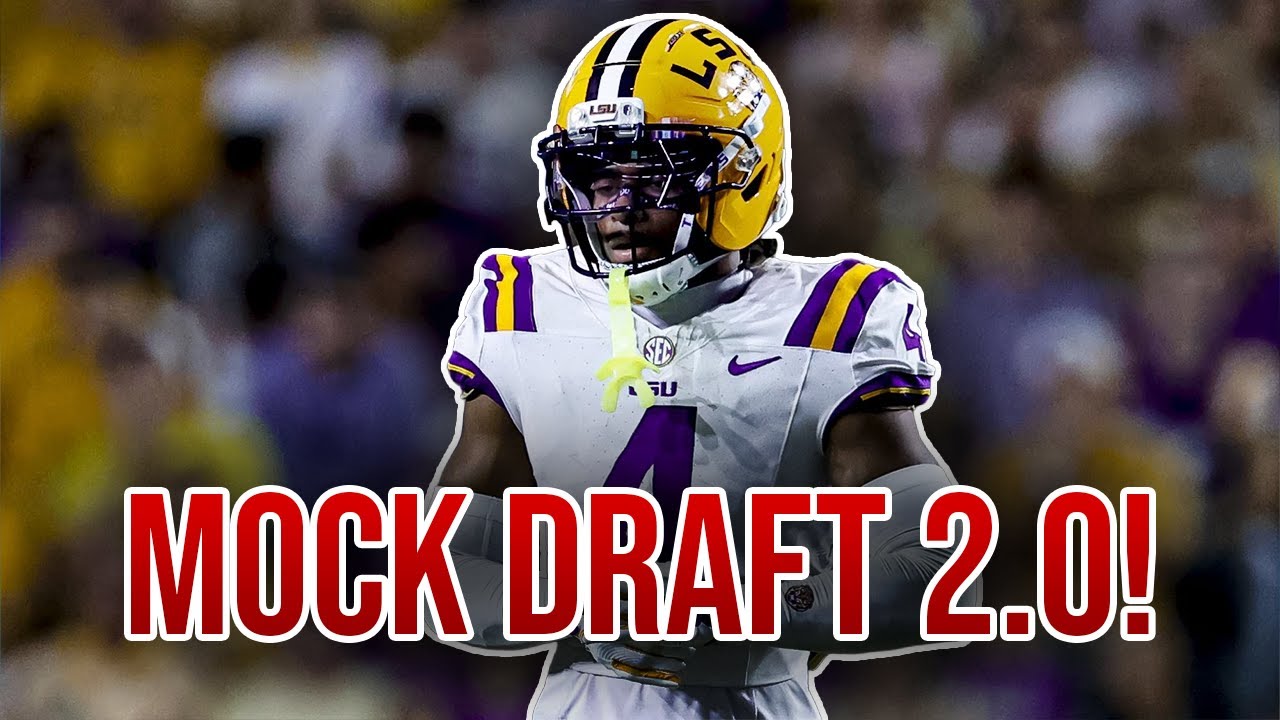 Tampa Bay Buccaneers 2026 MOCK DRAFT 2.0! Cornerback In ROUND 1?