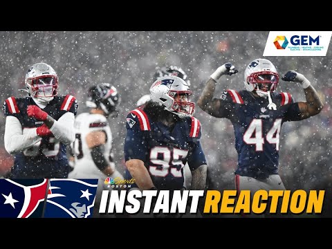 INSTANT REACTION: 'ABSOLUTELY MINDBLOWING' that Pats are headed to AFCCG after win over Texans 🤯