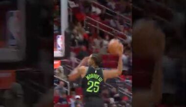 Trey Murphy OOP from Derik Queen! #pelicans #rockets #highlights #nba